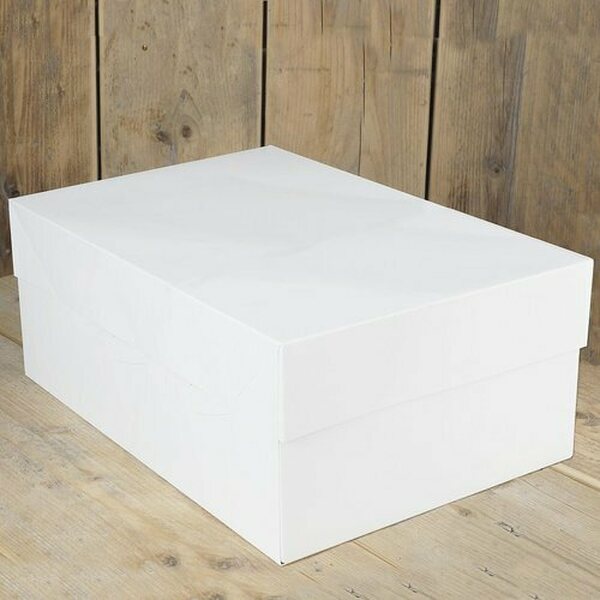 FunCakes FunCakes Cake Box White 40x30x15 cm pk/1