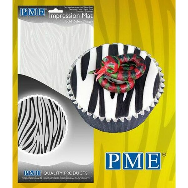 PME kuviomatto, bold zebra
