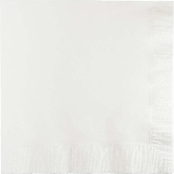 Lunch napkins 3 ply white
