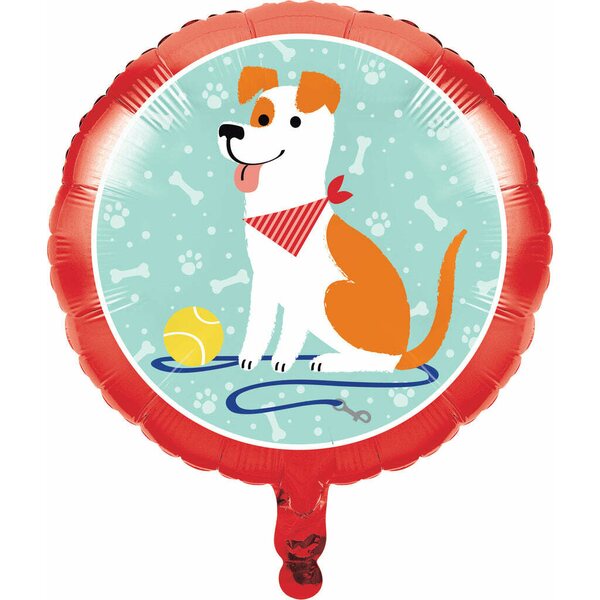 BLN MET 10/1CT 18" DOG PARTY