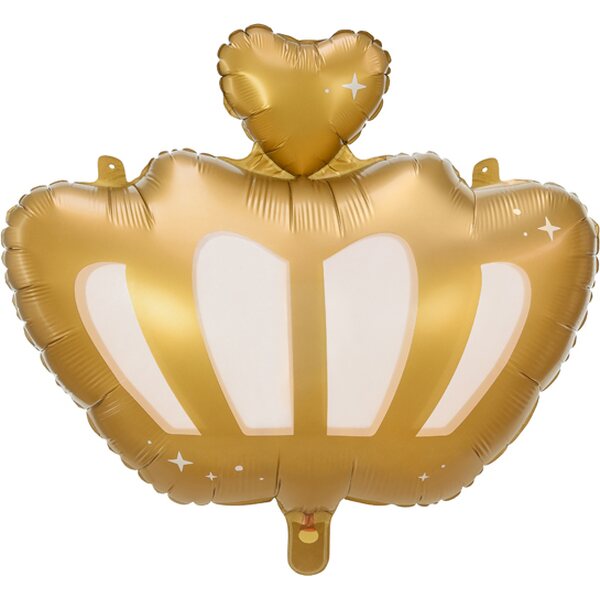 Foil balloon Crown, 52x42cm, mix