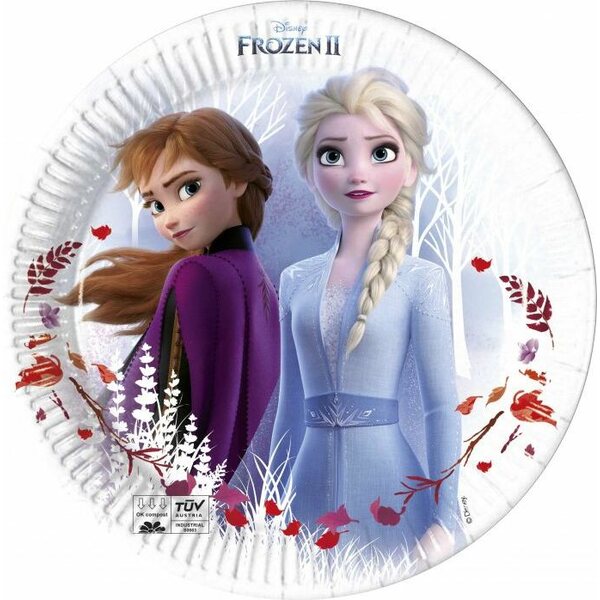 Frozen 2 pieni pahvilautanen 8 kpl/pkt