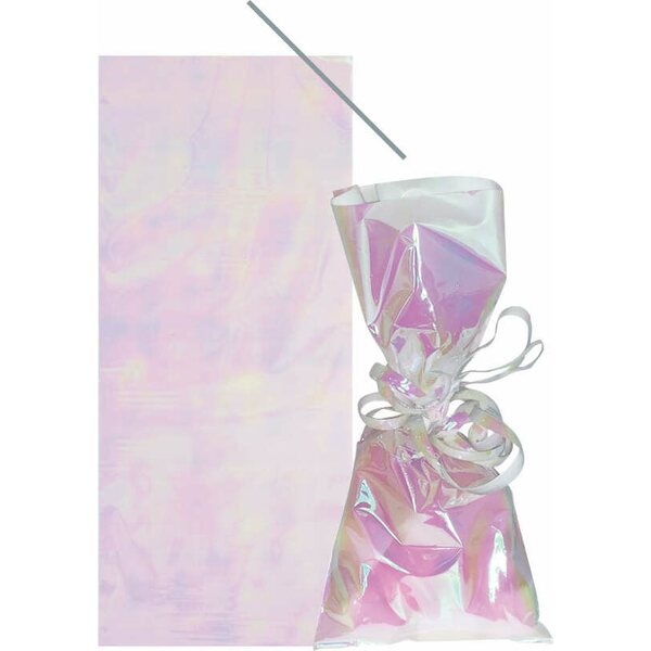 Iridescent Cello Bags with Twist Ties