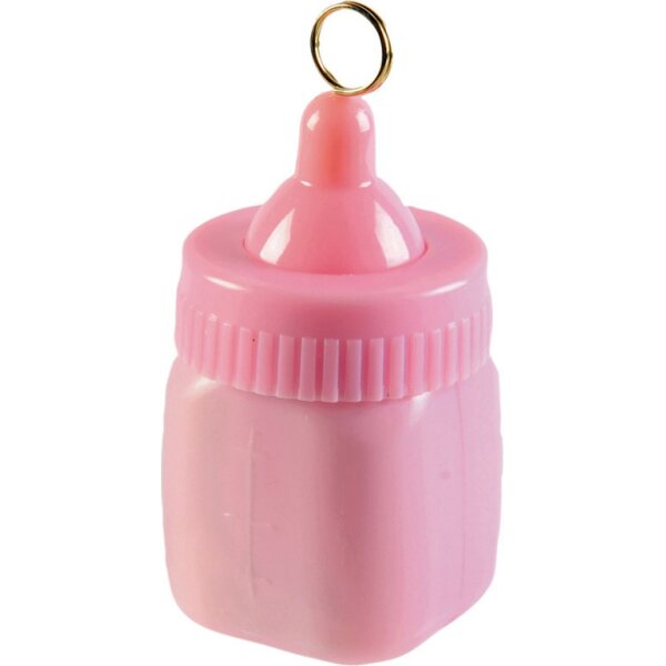Balloon Weight Baby Bottle Pink 80 g/2,8 oz