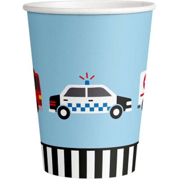 8 Cups On the Road Pattern Paper 250 ml