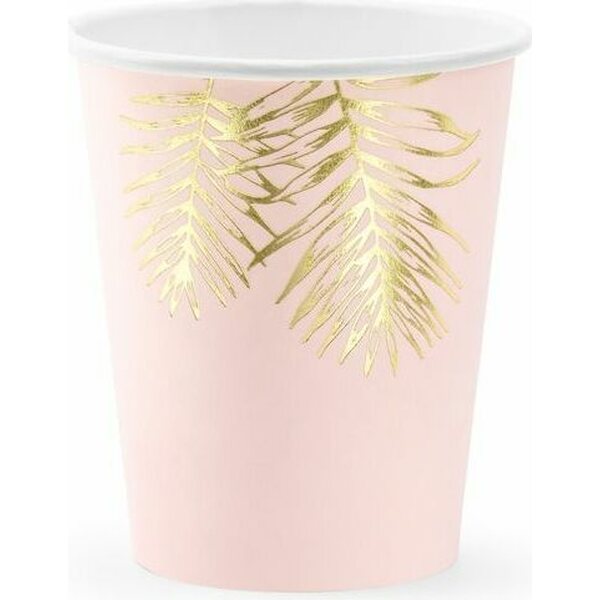 Cups Leaves, light pink, 220ml