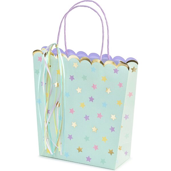 Gift bags Stars, mix, 22x23x8cm