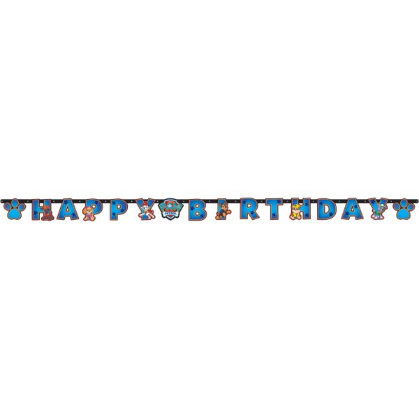Ryhmä Hau Happy Birthday -kirjainköynnös 179,8 x 13,7 cm