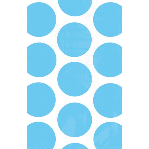 Paperipussi polka dots sininen 8 kpl/pkt 11,3 x 17,7 cm