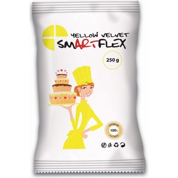 SmartFlex Sokerimassa keltainen 250 g