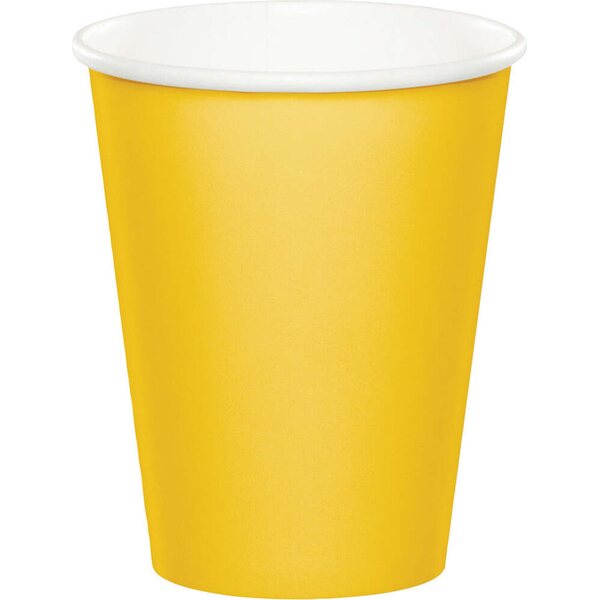 Paper Cups School Bus Yellow 24 kpl/pkt