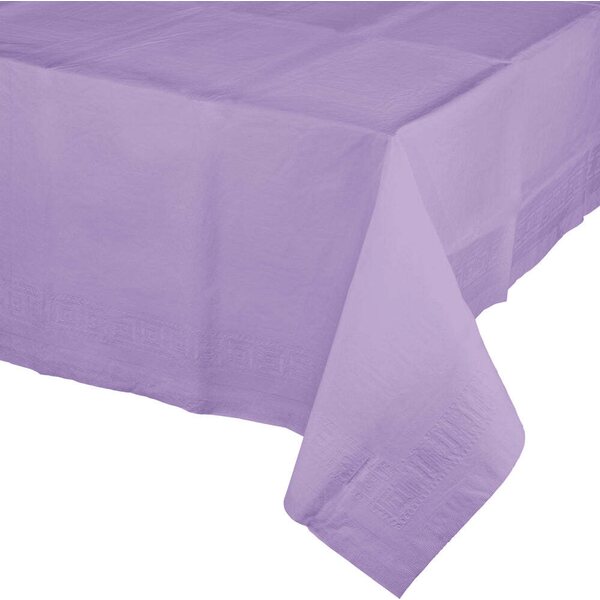 Plastic Lined Polytissue TablecoverLuscious Lavender