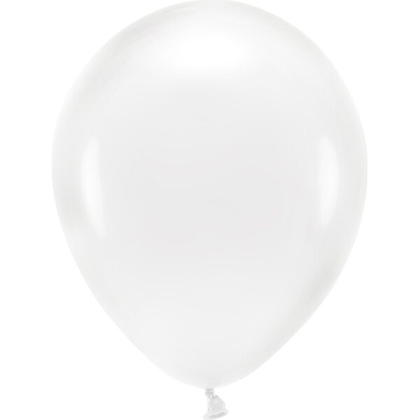Eco Balloons 30 cm, crystal clear: 1pkt/100pc.