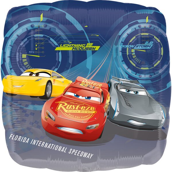 Cars 3 Salama McQueen tavallinen foliopallo 43 cm