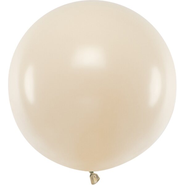 Round balloon 60  cm, nude