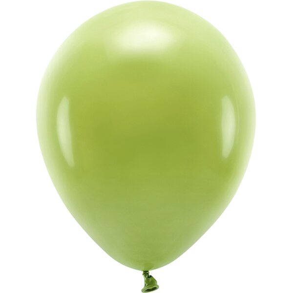 Eco Balloons 26 cm pastel, olive green