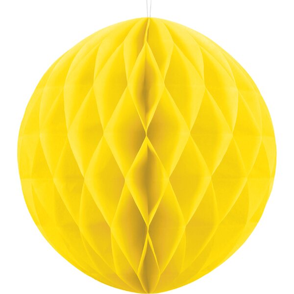 Hunajakennopallo keltainen 30 cm