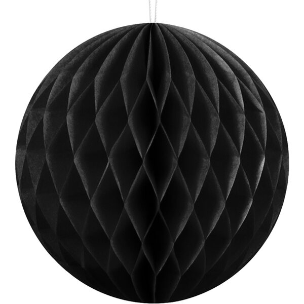 Honeycomb Ball, black, 10cm