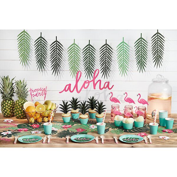 Place cards Aloha - Monstera 1pkt/6pc.