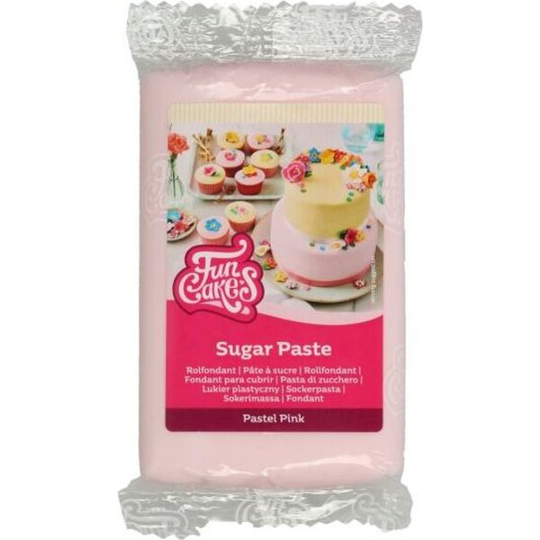 FunCakes sokerimassa pastellivaaleanpunainen (Pastel Pink) 250 g