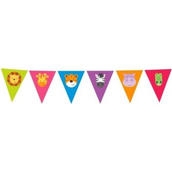 Jungle Paper Flags Festoon 400 cm