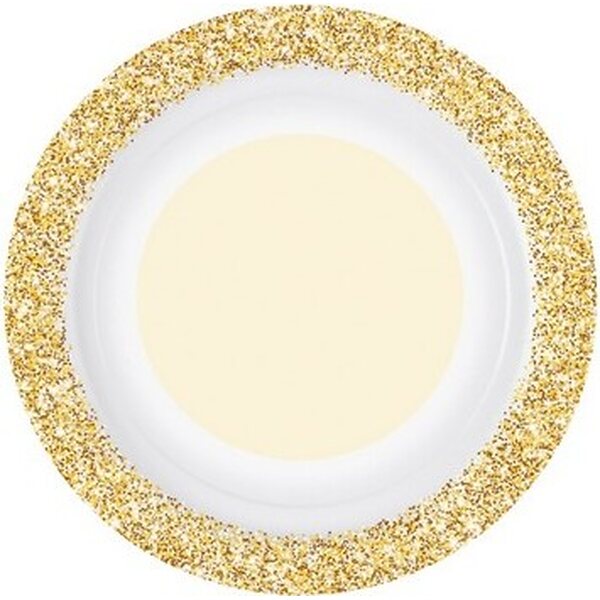 Dish Ø 18 cm Glitter Gold