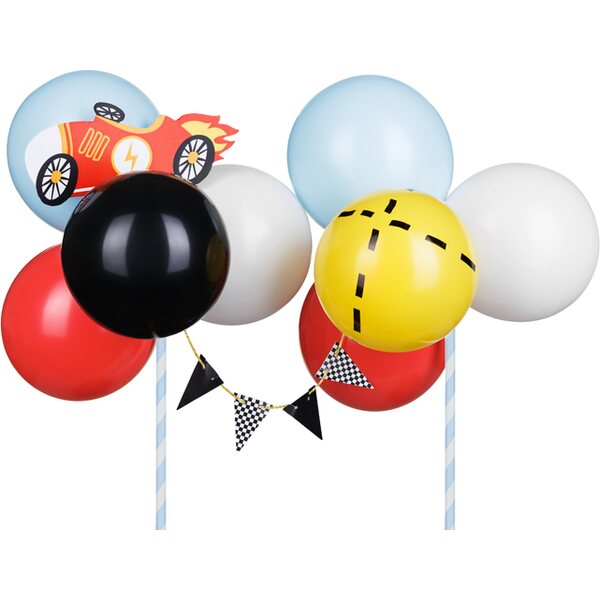 Balloon cake topper Car, mix, 29 cm