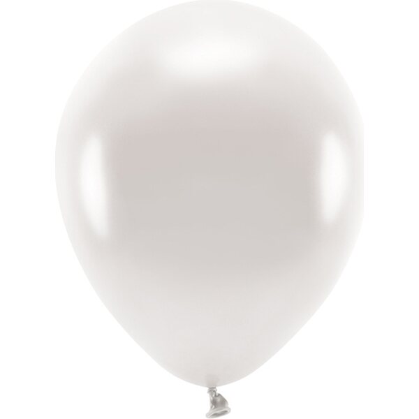 Eco Balloons 30cm metallic, pearl: 1pkt/10pc.