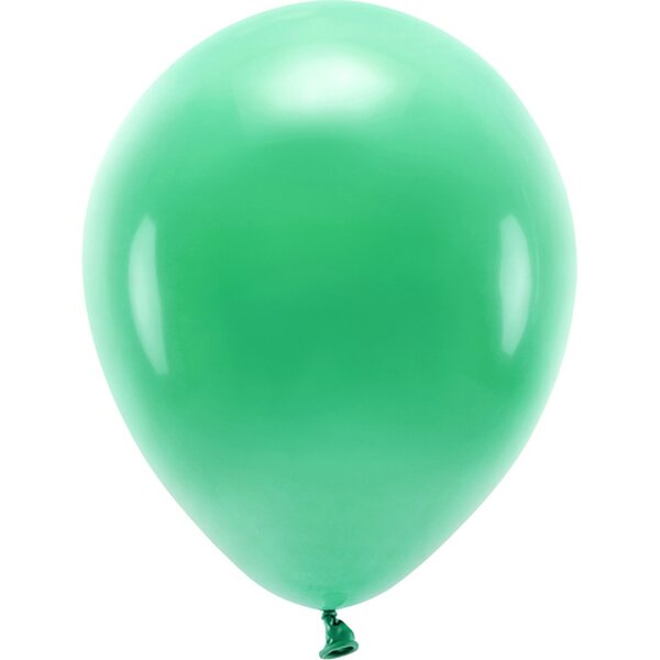 Eco Balloons 30cm pastel, green: 1pkt/10pc.