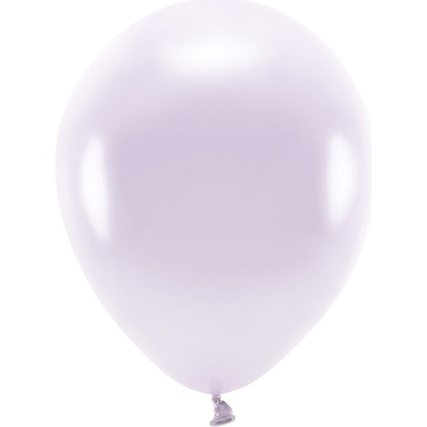 Eco Balloons 30cm metallic, lilac: 1pkt/10pc.