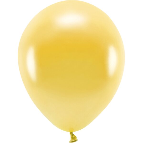 Eco Balloons 30cm metallic, light gold: 1pkt/10pc.