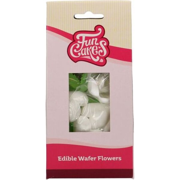 FunCakes FunCakes Edible Wafer Flowers Tulip and Leaves  pk/12