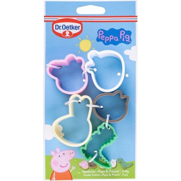 Dr. Oetker Dr. Oetker Peppa Pig and Friends - Set koekjessnijders pc/5