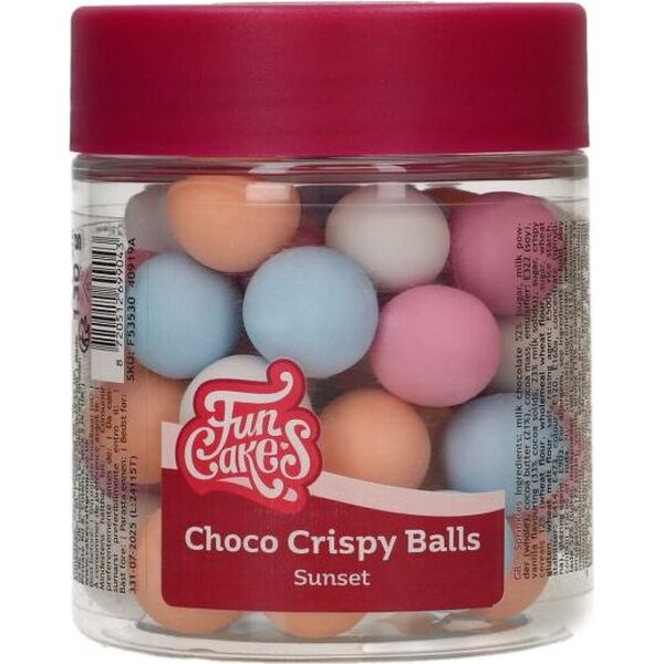 FunCakes FunCakes Choco Crispy Balls - Sunset 130g