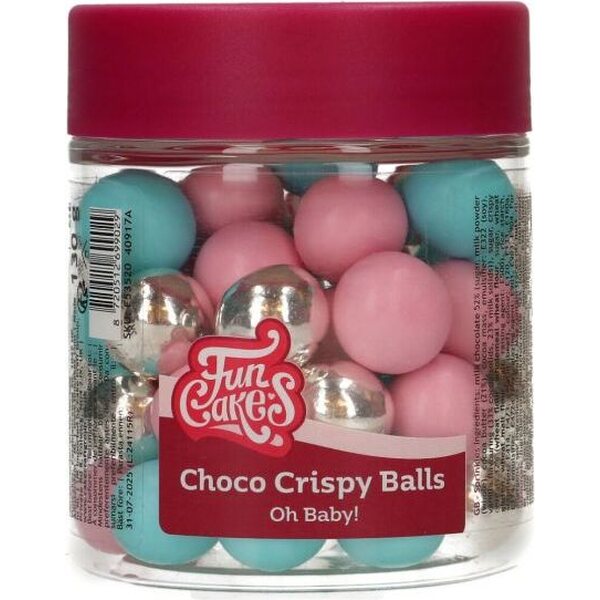 FunCakes FunCakes Choco Crispy Balls - OH BABY! 130g