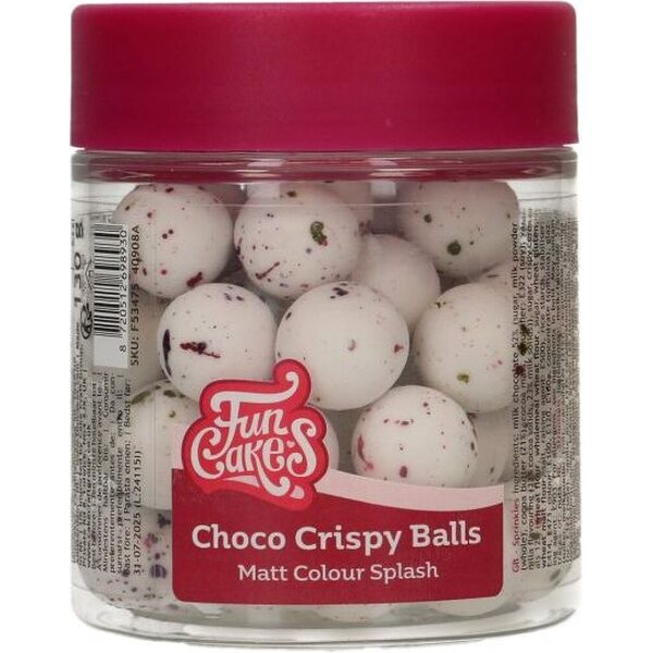 FunCakes FunCakes Choco Crispy Balls - Colour Splash Matt 130g