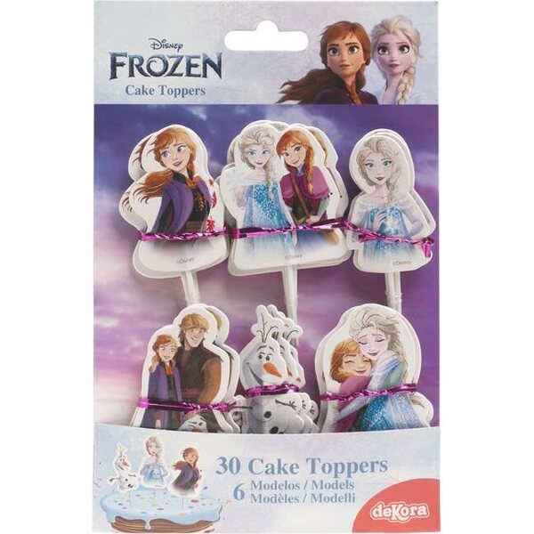 Dekora Disney Frozen Cake Toppers pk/30