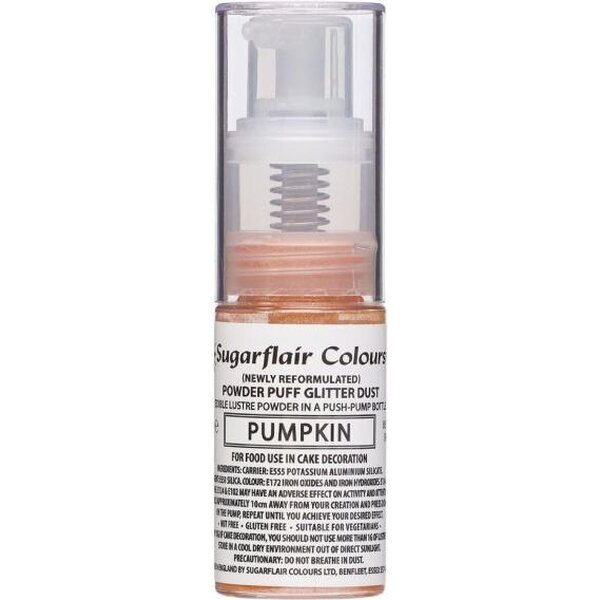 Sugarflair Sugarflair Pump Spray Glitter Dust -Pumpkin-