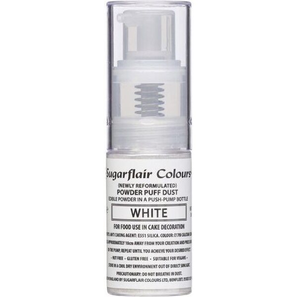 Sugarflair Sugarflair Pump Spray Powder Puff Dust -White-