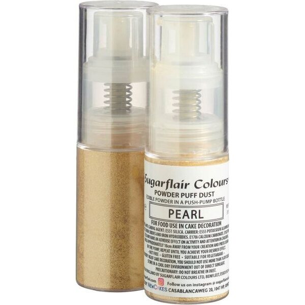 Sugarflair Sugarflair Pump Spray Powder Puff Dust -Pearl-