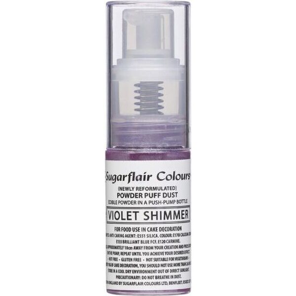 Sugarflair Sugarflair Pump Spray Powder Puff Dust -Violet Shimmer-