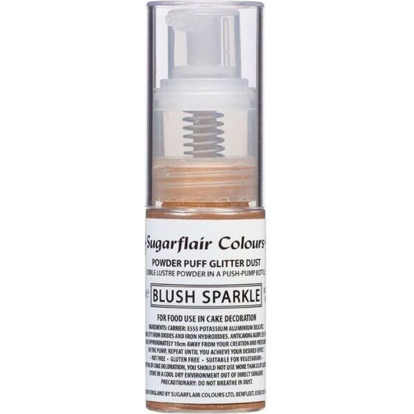 Sugarflair Sugarflair Powder Pump - Blush Sparkle - 10g