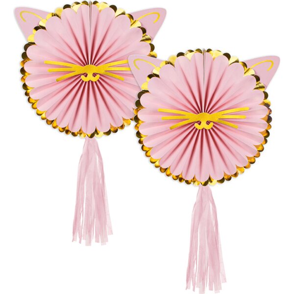 Decorative Rosettes Kitty, 26 cm, mix 1pkt/2pc.