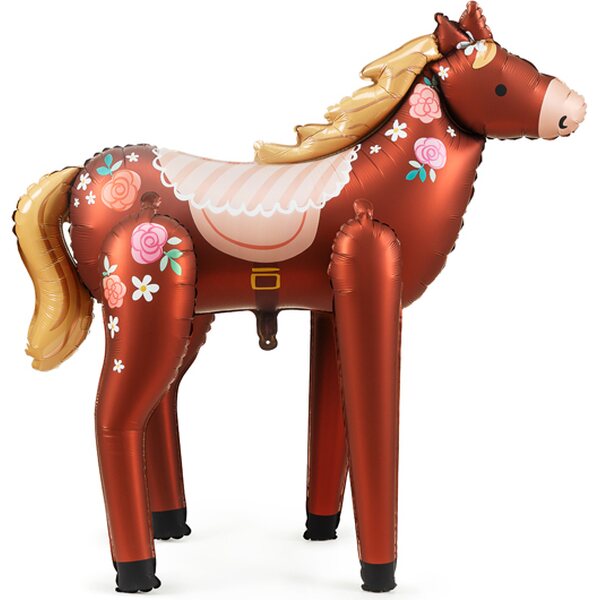 Foil balloon horse, 110 x 126 cm, mix