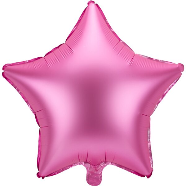 Tähti tavallinen foliopallo, 48 cm, pinkki