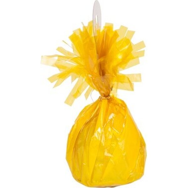 FOIL BALLOON WGHT-YELLOW