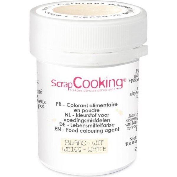 Scrapcooking ScrapCooking Artificial Powder Food Colour 5g White