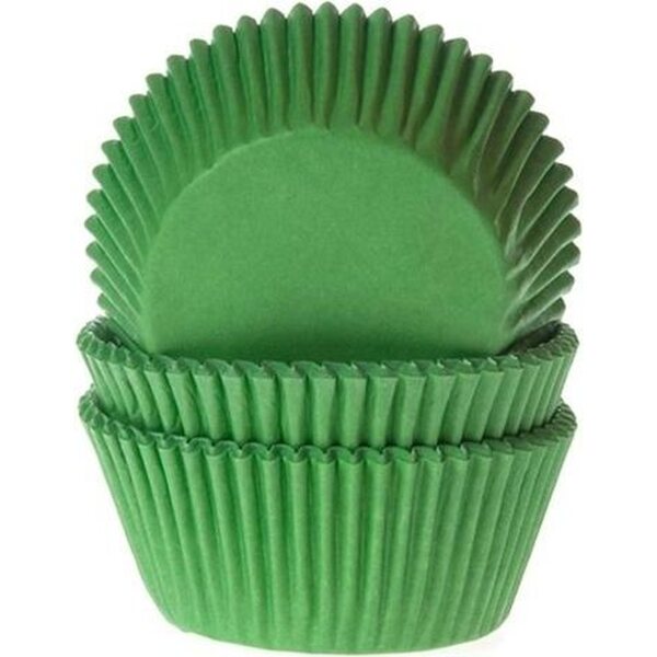 House Of Marie Baking cups Grass green pk/50