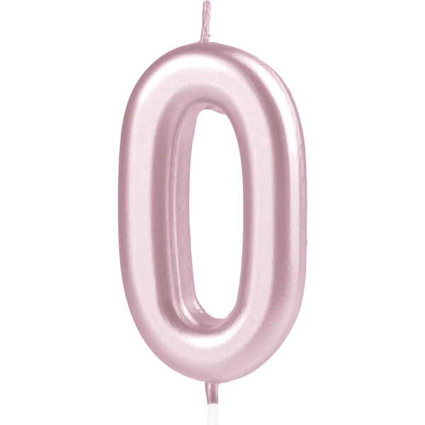 Rose Gold 0 candle