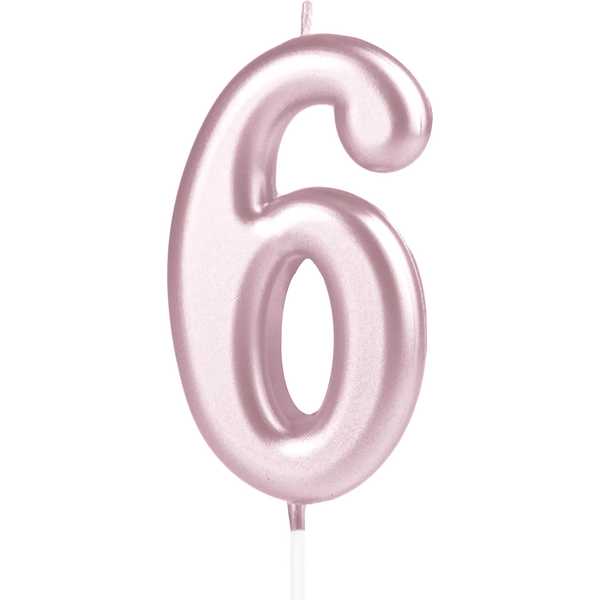 Rose Gold 6 candles
